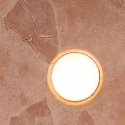 Toscot Klassische Wandleuchten-Vivaldi Design Wandlampe aus Terrakotta made in Italy