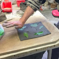 Toscot Klassische Wandleuchten-Vivaldi Design Wandlampe aus Terrakotta made in Italy