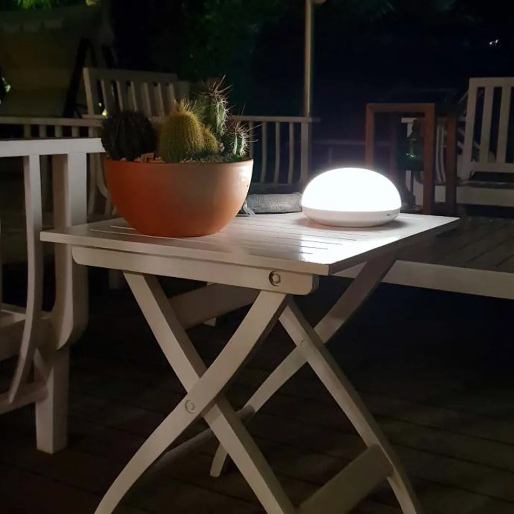 Viadurini Lighting Moderne Tischlampen-Tragbare 1W LED-Tischlampe mit USB-Aufladung 2 Stück - Zecchino