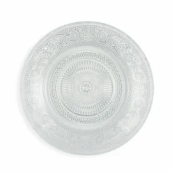 Viadurini Kitchen Teller Set-Transparente Glasteller Luxury Classic Decor 18-teilig - Palazzo