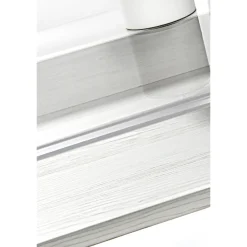 Viadurini Living Design Schreibtische-Transparente Konsole aus Plexiglas mit Designer-Holzregal – Carducci