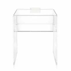 Viadurini Living Nachttische-Transparenter Nachttisch mit LED-beleuchtbarem Touch-Licht Adelia