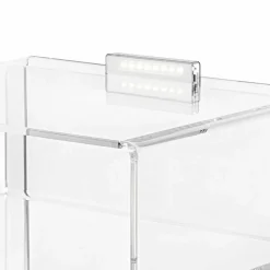 Viadurini Living Nachttische-Transparenter Nachttisch mit LED-beleuchtbarem Touch-Licht Adelia