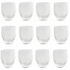 Viadurini Kitchen Gläser Set-Transparentes Gläserset aus mundgeblasenem Glas 12-teilig - Guerrero