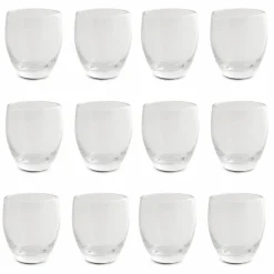 Viadurini Kitchen Gläser Set-Transparentes Gläserset aus mundgeblasenem Glas 12-teilig - Guerrero