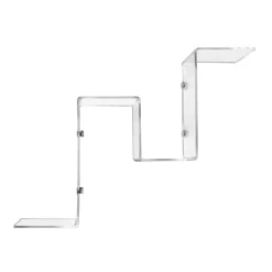 Viadurini Living Wandregale-Transparentes Objektregal aus Plexiglas, hergestellt in Italien – Mufasa