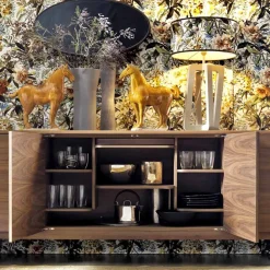 Grilli Anrichte-4-Türen Sideboard aus Holzfurniet made in Italy York