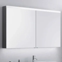 Viadurini Bathroom Badspiegel-2-türiger Badezimmerspiegel mit LED, modernes Design, Carol