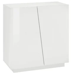 Viadurini Living Schuhschrank-2-türiger Schuhschrank aus nachhaltigem Melaminholz in Weiß oder Schiefer - Joris