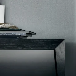 Viadurini Living Sideboards-3-türiges Sideboard aus Holz mit schräger Kante und Keramikplatte - Mondolfo