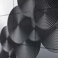 Viadurini Living Anrichte-8-türiges Sideboard im modernen Design Ardesia, weiß, schwarz oder gold