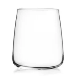 Viadurini Kitchen Italienisches Kristallgeschirr-Trinkglas Wassergläser Set Eco Crystal Minimal 12 Stück - Primordio