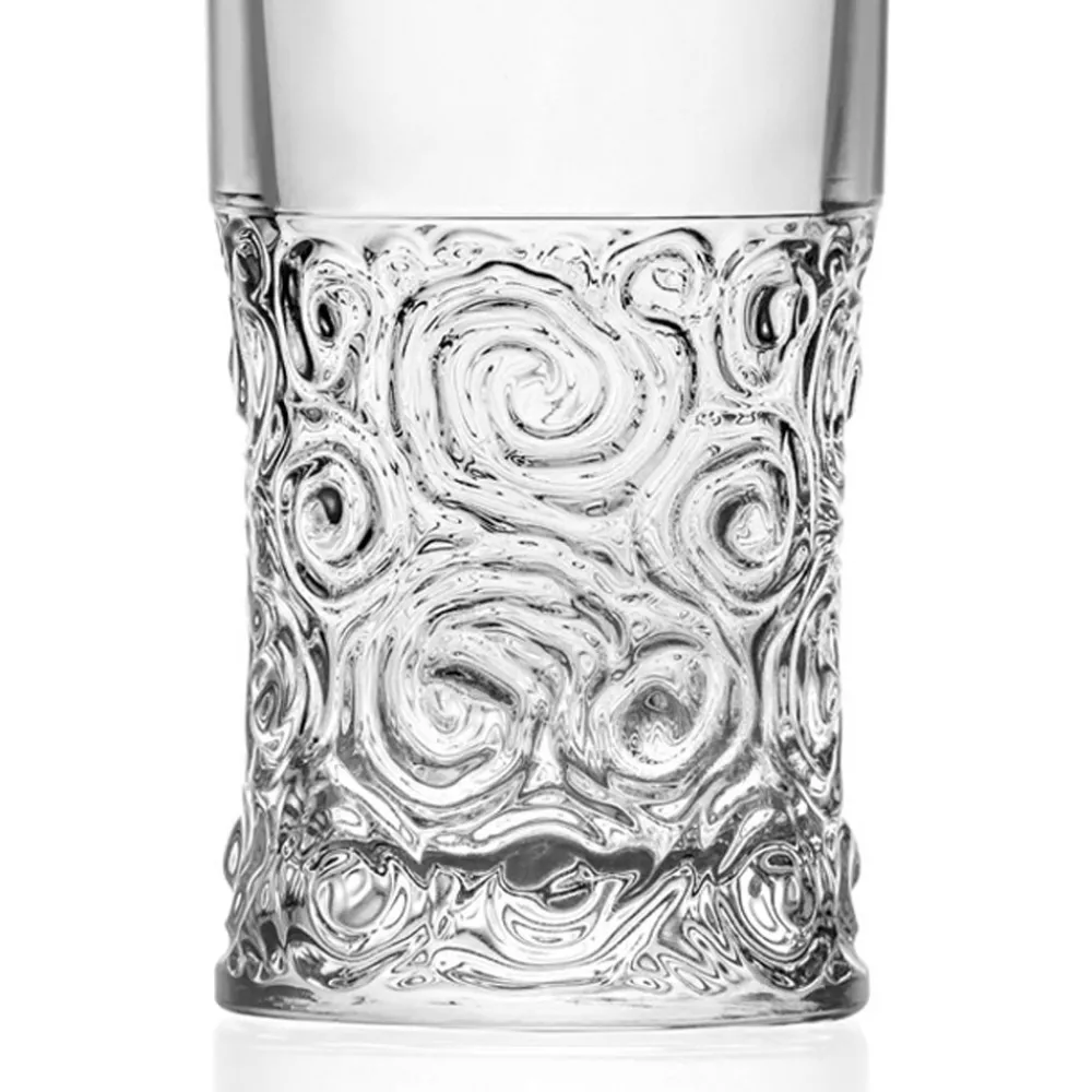 Viadurini Kitchen Italienisches Kristallgeschirr-Trinkgläser Service in Eco Crystal Audace Dekoration 12 Stück - Ritmo