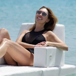 Trona Sessel Kunststoff-Basic schwimmender Sessel für modernen Pool in Italien hergestellt