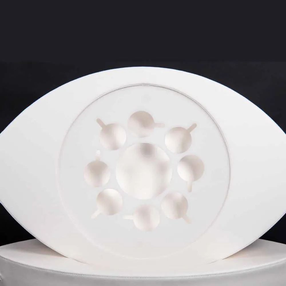 Trona Gartenideen-Bootfahrende weiße Kunstlederschwimmbar Made in Italy