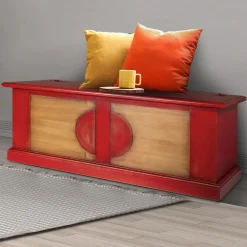 Viadurini Classic Truhen Und Sitztruhe-Truhe aus furniertem Holz mit verschiedenen Ausführungen, hergestellt in Italien – Krishna