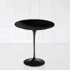 Viadurini Living Moderne Couchtische|Tulip Tische-Tulip Eero Saarinen Couchtisch mit schwarzer Flüssiglaminatplatte, H 52, hergestellt in Italien – Scarlet