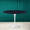 Viadurini Living Tulip Tische|Runde Tische-Tulpentisch Eero Saarinen H 73 aus Keramik Noir Laurent Made in Italy - Scharlachrot
