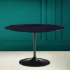 Viadurini Living Tulip Tische|Runde Tische-Tulpentisch Saarinen H 73 Rund Keramik Noir Laurent Made in Italy - Scharlachrot