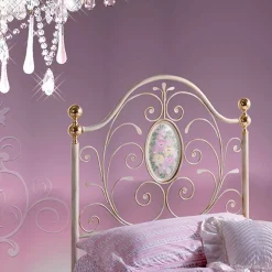 Viadurini Night Design Maßgeschneiderte Möbel|Schmiedeeisen Queen Size Bett-Turchese Jugend Queen Size Bett aus Schmiedeeisen in Design