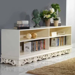 Viadurini Living Anrichte-TV Lowboard mit Stauraum für Bücher und Hifi Geräte Rabel