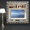 Viadurini Living Tv-Möbel-TV Wandrahmen aus Holz handgefertigt in Italien Mario