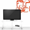 Viadurini Living Tv-Möbel-TV-Schrank im modernen Design aus transparentem Plexiglas Mago