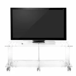 Viadurini Living Tv-Möbel-TV-Schrank im modernen Design aus transparentem Plexiglas Mago