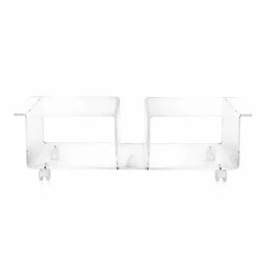 Viadurini Living Tv-Möbel-TV-Schrank im modernen Design aus transparentem Plexiglas Mago Double