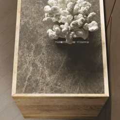 Viadurini Living Tv-Möbel-TV-Schrank mit 3 Türen mit Sockel aus gehärtetem Glas Made in Italy - Soraya