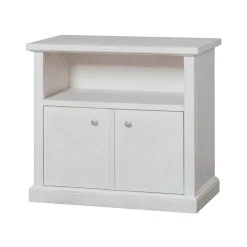 Viadurini Classic Tv-Möbel-TV-Ständer mit offenem Fach und 2 Türen Made in Italy - Alpan