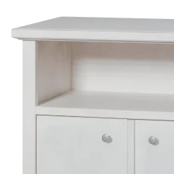 Viadurini Classic Tv-Möbel-TV-Ständer mit offenem Fach und 2 Türen Made in Italy - Alpan