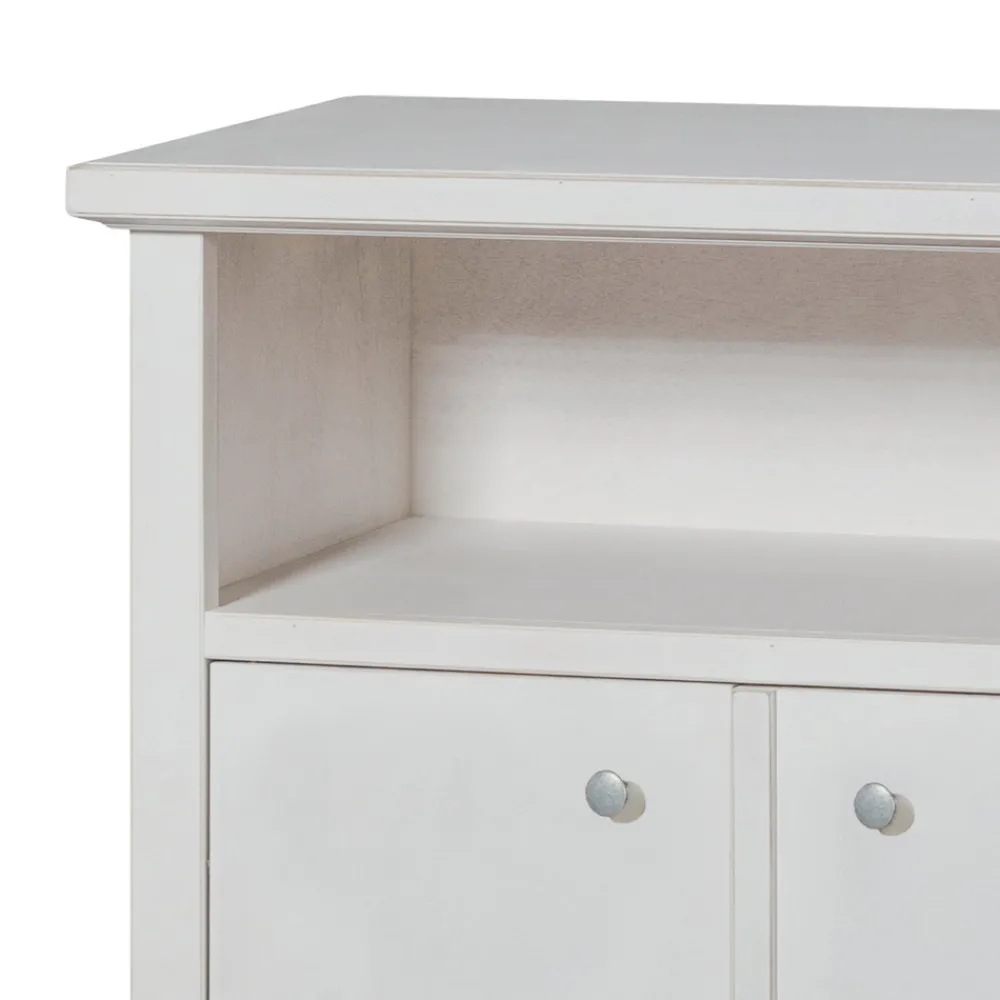 Viadurini Classic Tv-Möbel-TV-Ständer mit offenem Fach und 2 Türen Made in Italy - Alpan