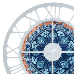 Viadurini Time Design Wanduhren-Uhr aus Eisen in 3 verschiedenen Ausführungen, hergestellt in Italien – Weizen