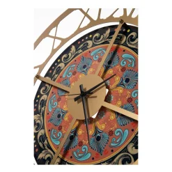 Viadurini Time Design Wanduhren-Uhr aus Eisen in 3 verschiedenen Ausführungen, hergestellt in Italien – Weizen