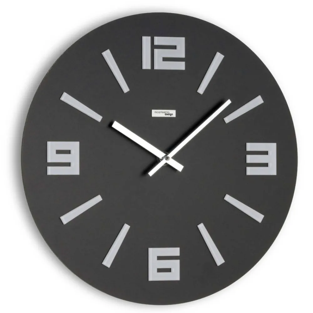 Viadurini Time Design Wanduhren-Uhr aus halbgeschäumtem PVC und farbigem Methacrylat, hergestellt in Italien – üblich