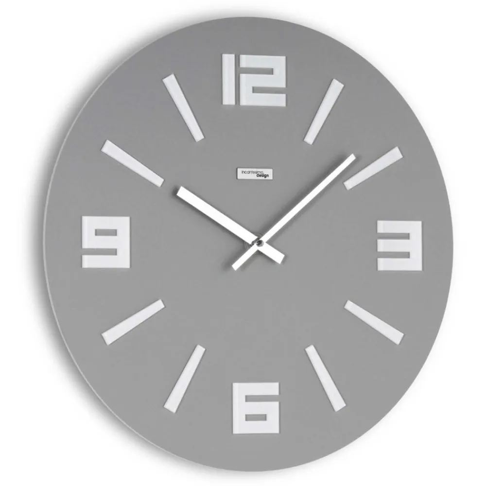 Viadurini Time Design Wanduhren-Uhr aus halbgeschäumtem PVC und farbigem Methacrylat, hergestellt in Italien – üblich