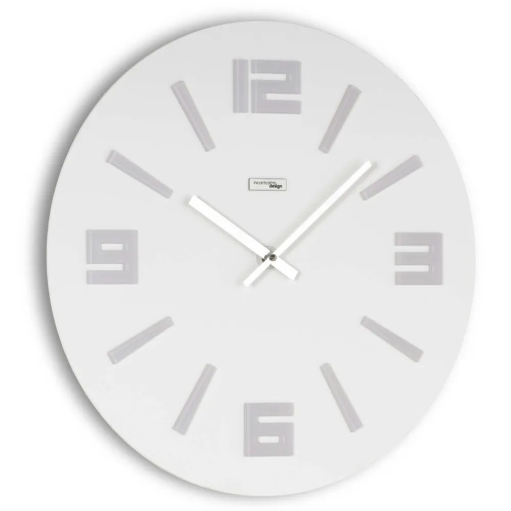 Viadurini Time Design Wanduhren-Uhr aus halbgeschäumtem PVC und farbigem Methacrylat, hergestellt in Italien – üblich