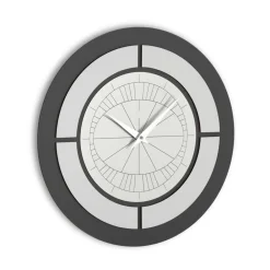 Viadurini Time Design Wanduhren-Uhr mit Reliefrahmen und Polypropylen mit verschiedenen Farben - Lunarium