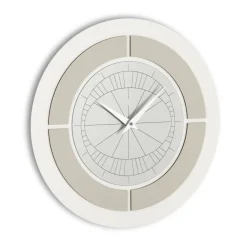 Viadurini Time Design Wanduhren-Uhr mit Reliefrahmen und Polypropylen mit verschiedenen Farben - Lunarium