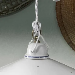 Ferroluce Pendelleuchten Vintage-Ups and Down Pendelleuchte aus dekorierter Keramik 2 Größen - Asti