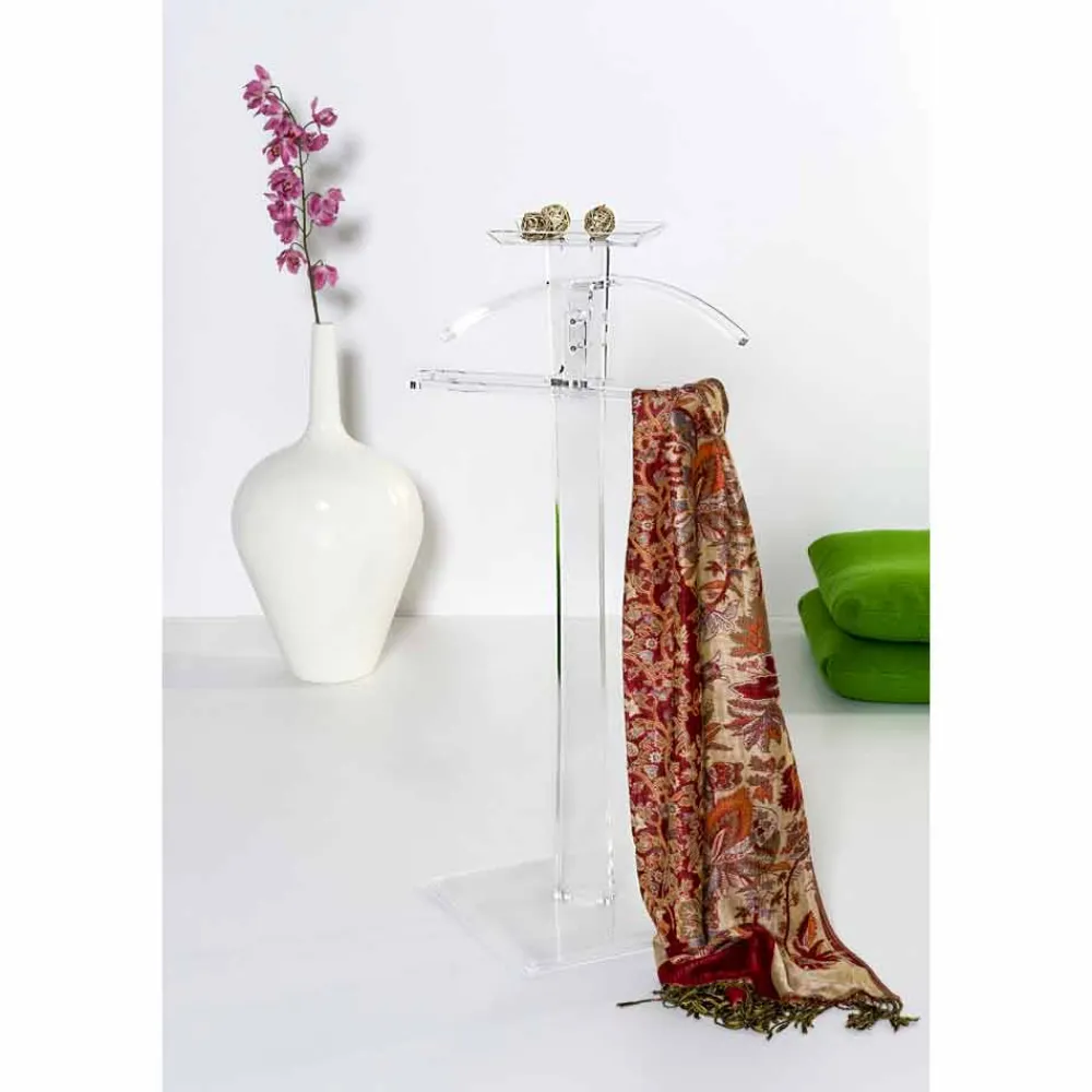 Viadurini Living Garderobenständer-Valance in transparentem Plexiglas modernes Design Benny in Italien hergestellt