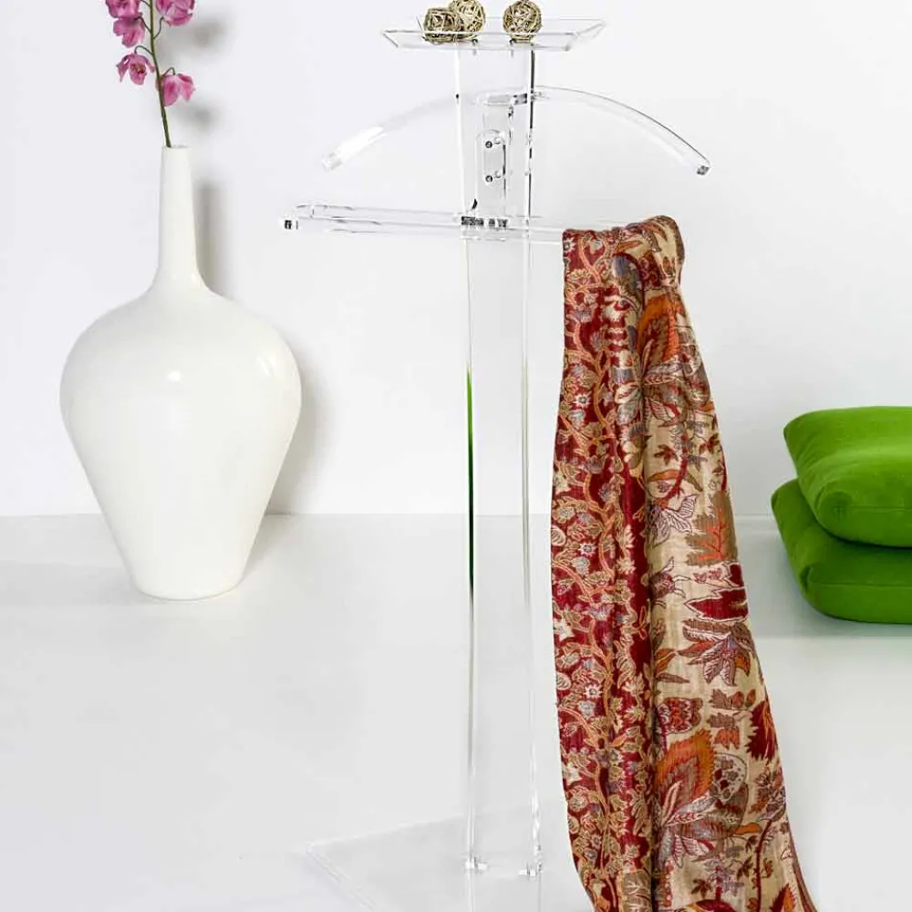 Viadurini Living Garderobenständer-Valance in transparentem Plexiglas modernes Design Benny in Italien hergestellt