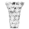 Viadurini Decor Deko Vasen-Vase aus Glas und silbernem Metall mit luxuriöser Blumendekoration - Terraceo