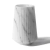 Viadurini Decor Deko Vasen-Vase aus weißem Carrara-Marmor oder schwarzem Portoro-Streifen-Design - Kairo