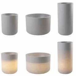 Viadurini Lighting Lichtmöbel-Vase mit Garten- oder Innenbeleuchtung, modernes Design - Cilindrostar