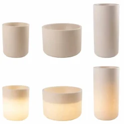 Viadurini Lighting Lichtmöbel-Vase mit Garten- oder Innenbeleuchtung, modernes Design - Cilindrostar