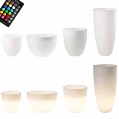 Viadurini Lighting Lichtmöbel-Vase mit LED- oder Solarbeleuchtung Modernes Design in verschiedenen Größen - Svasostar