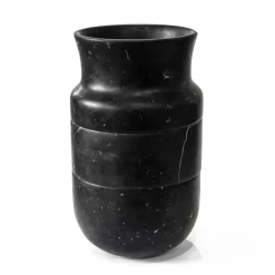 Viadurini Decor Deko Vasen-Vasendekor aus weißem Carrara-Marmor und schwarzem Marquinia-Design - Calar