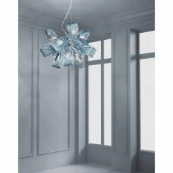 Viadurini Lighting Moderne Kronleuchter-Venezianischer Glas-Kronleuchter mit 9 Lichtern, handgefertigt in Italien - Diamonique